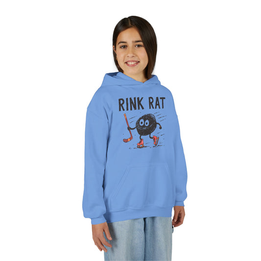 Youth Hoodie — "Rink Rat"
