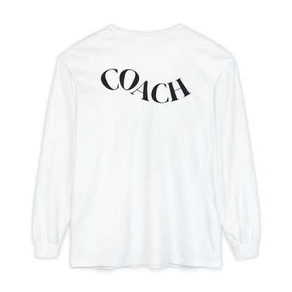 Female Hockey Coach Long Sleeve Shirt - She Calls the Shots, Sports Apparel, Gift for Athletes