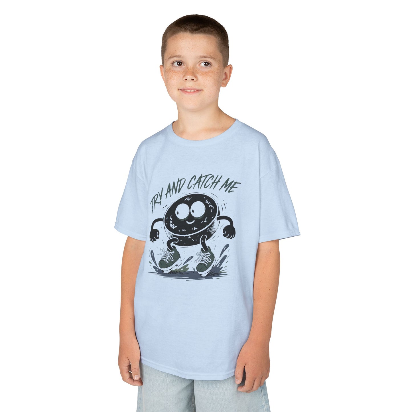 Kids T‑Shirt — 'Try and Catch Me'