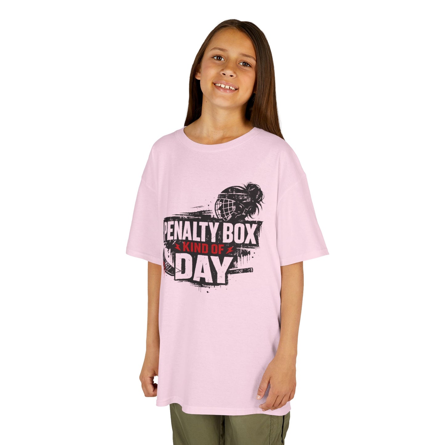 Girls Hockey T‑Shirt — "Penalty Box Kind of Day"