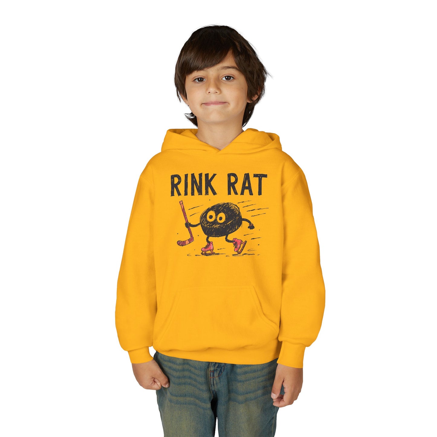 Youth Hoodie — "Rink Rat"