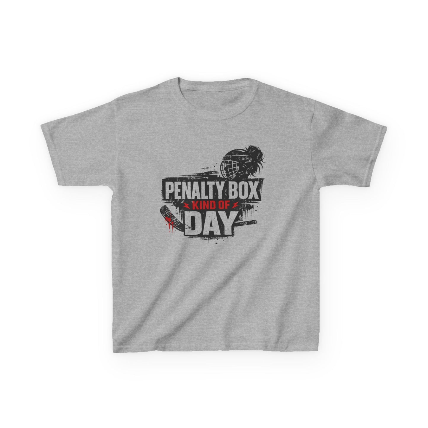 Girls Hockey T‑Shirt — "Penalty Box Kind of Day"