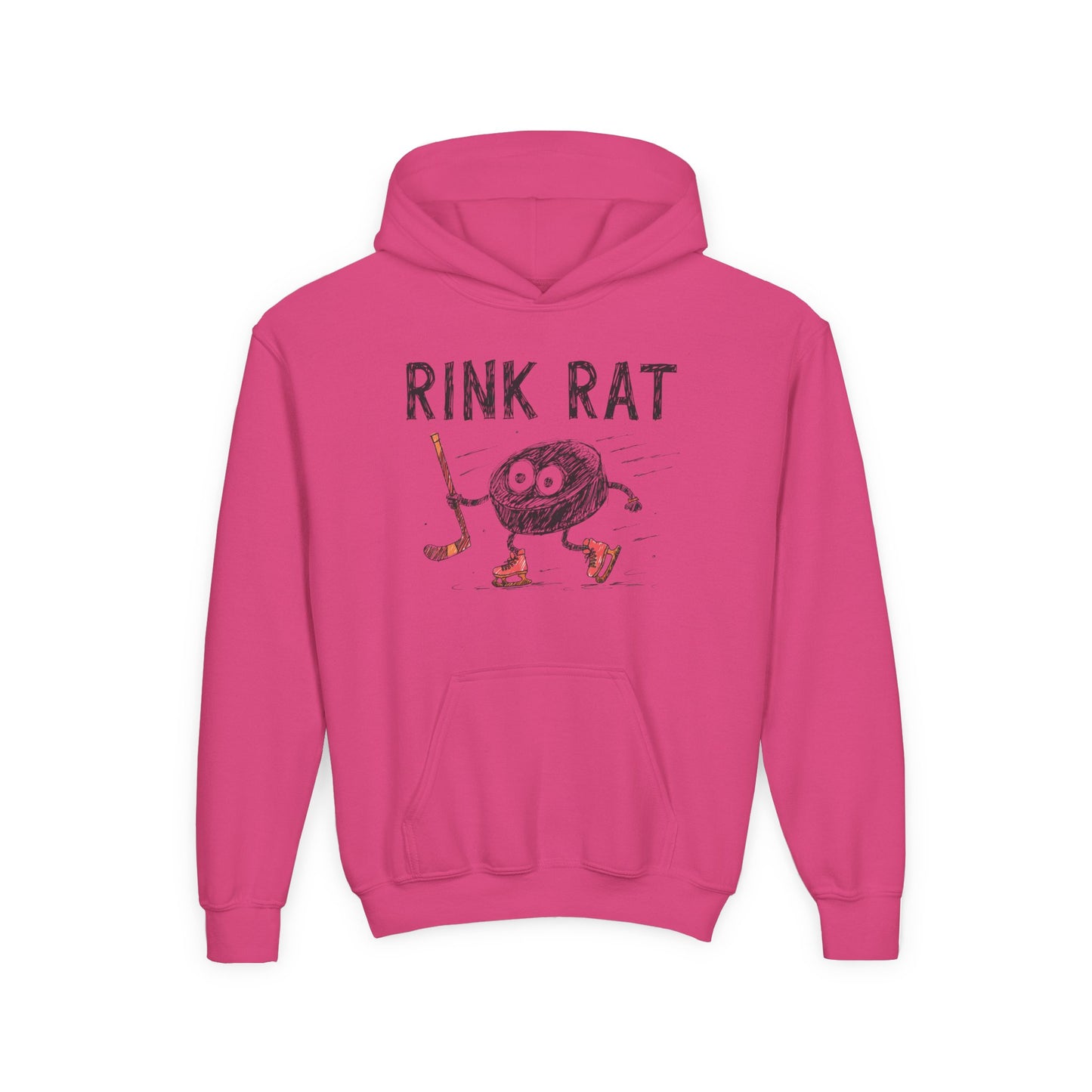 Youth Hoodie — "Rink Rat"