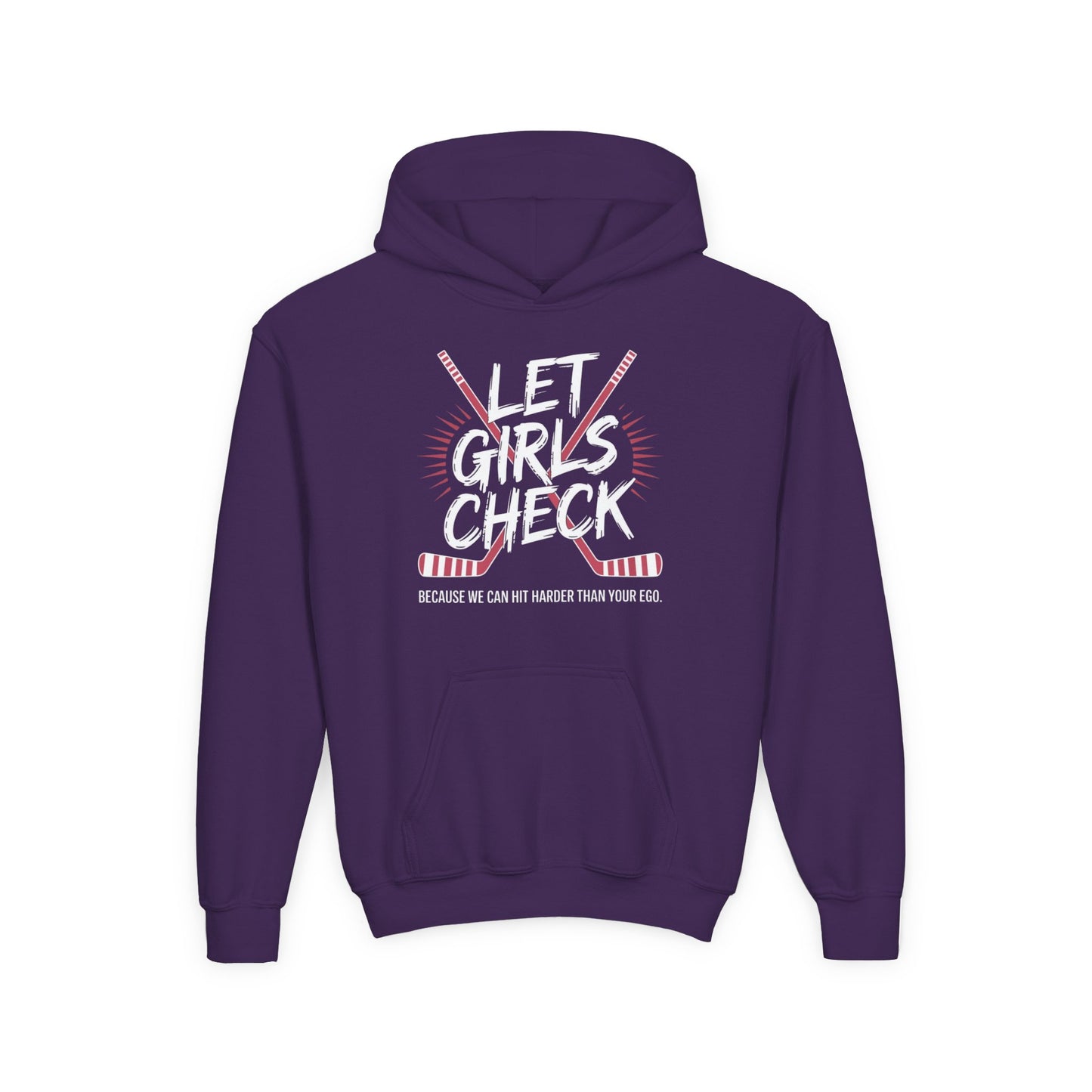 Let Girls Check Youth Hoodie