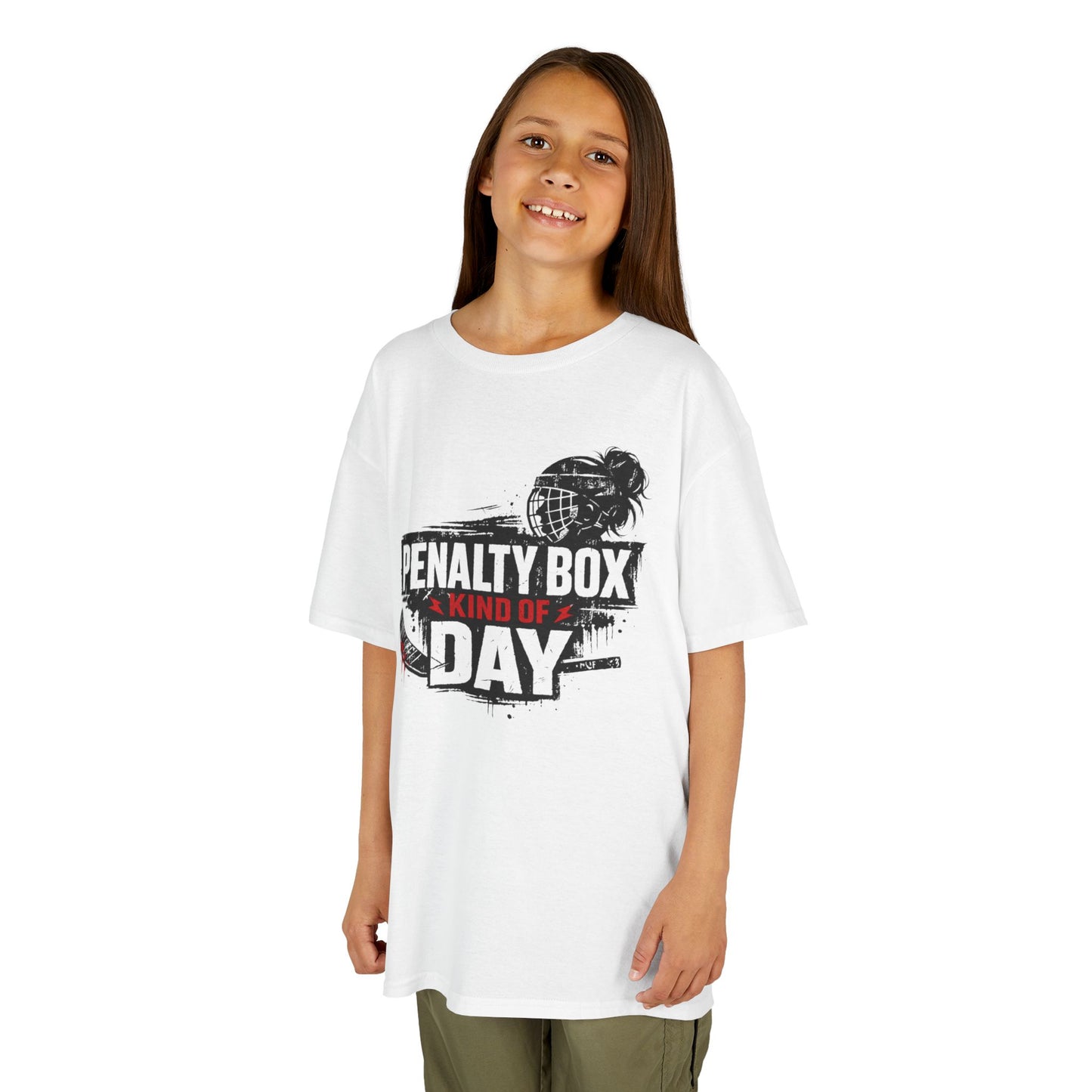 Girls Hockey T‑Shirt — "Penalty Box Kind of Day"