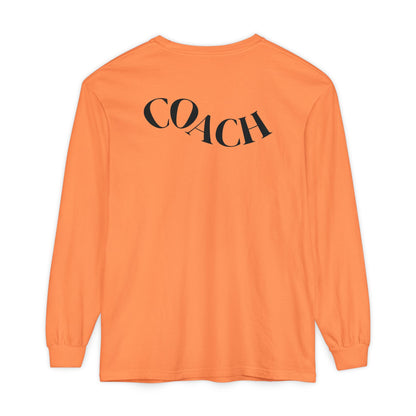 Female Hockey Coach Long Sleeve Shirt - She Calls the Shots, Sports Apparel, Gift for Athletes