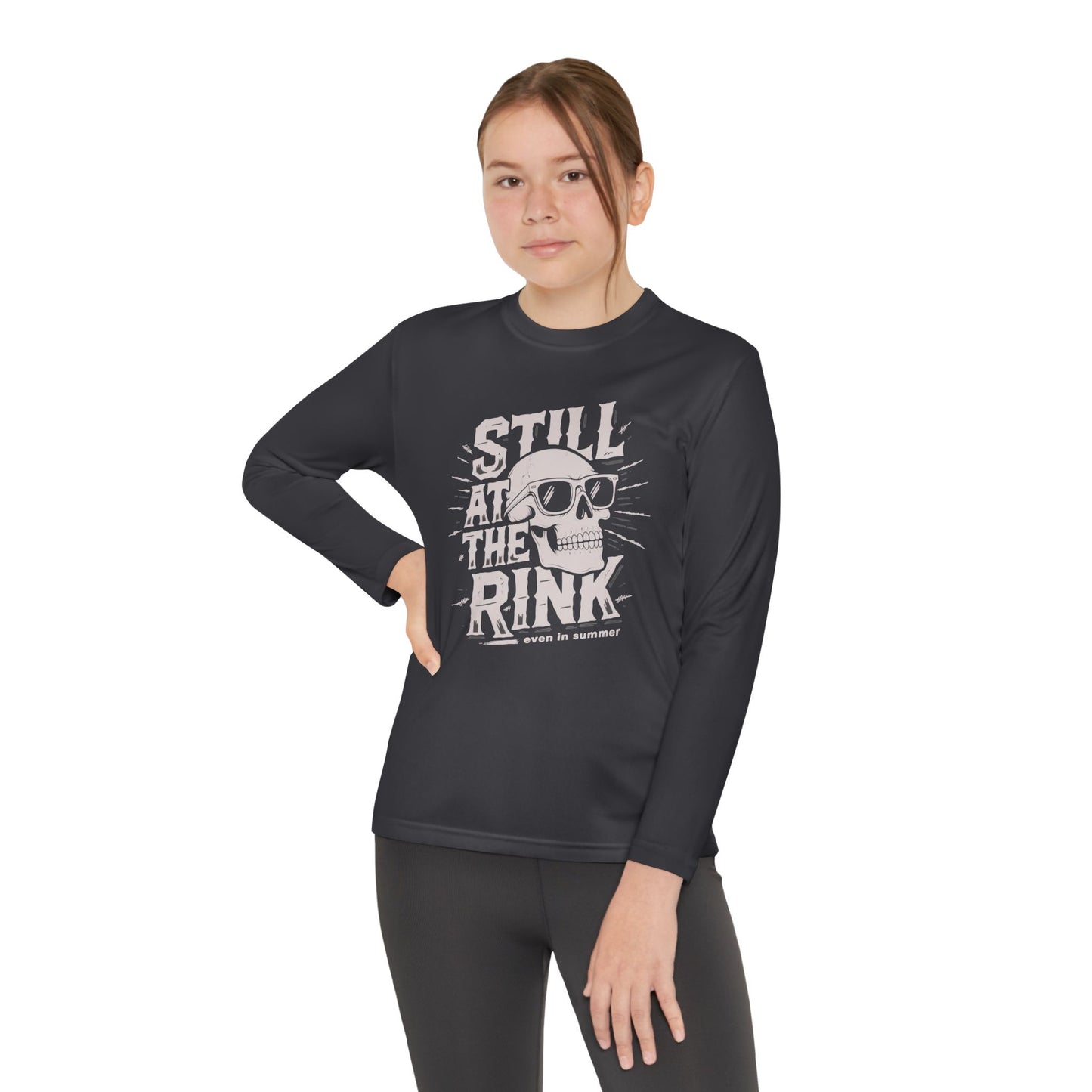 Youth Long Sleeve Tee — "Still At The Rink"