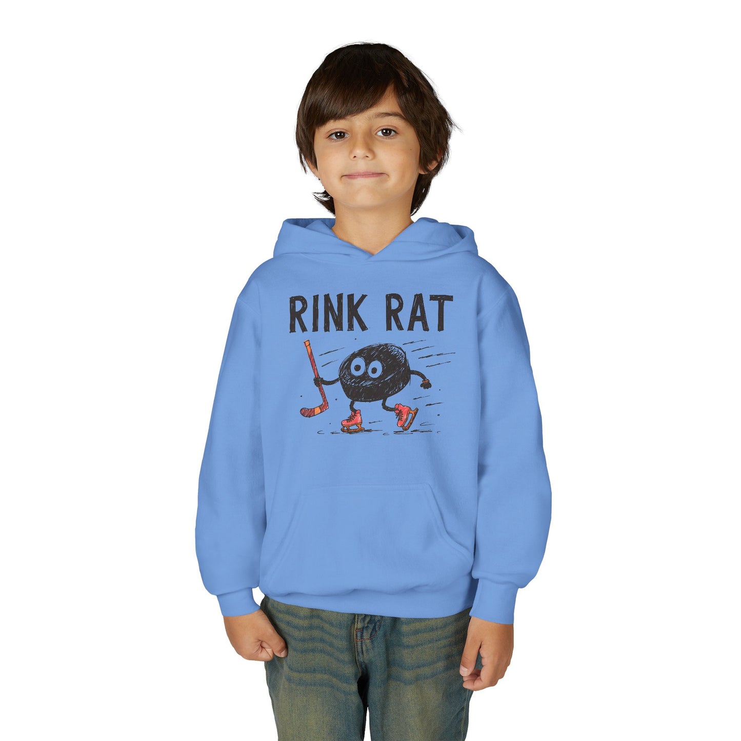 Youth Hoodie — "Rink Rat"