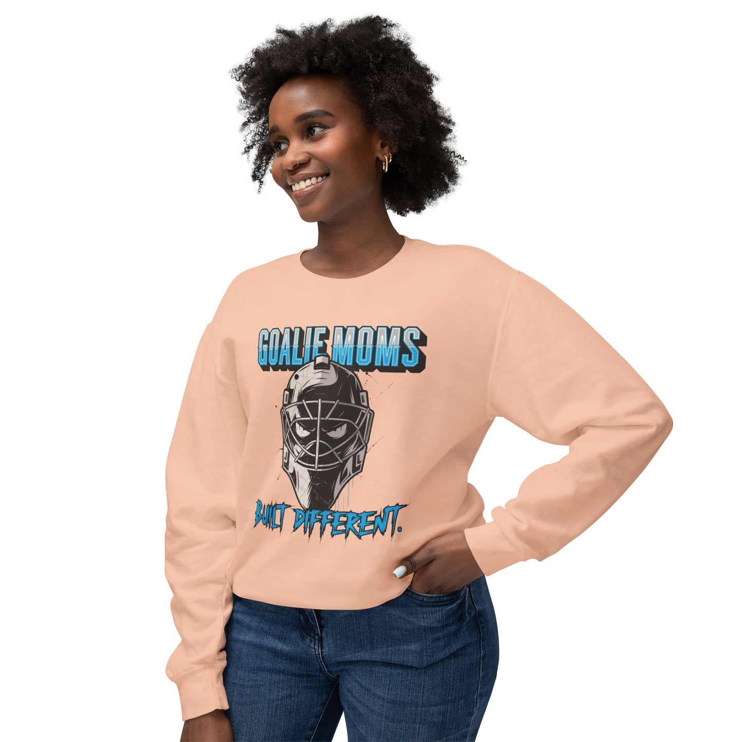 Goalie Moms "Built Different" Crewneck