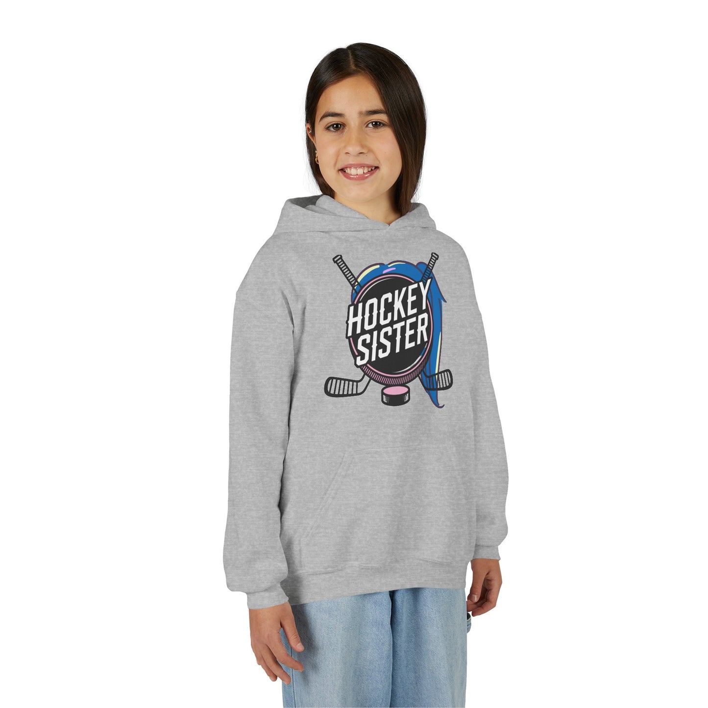 Hockey Sister Youth Hoodie