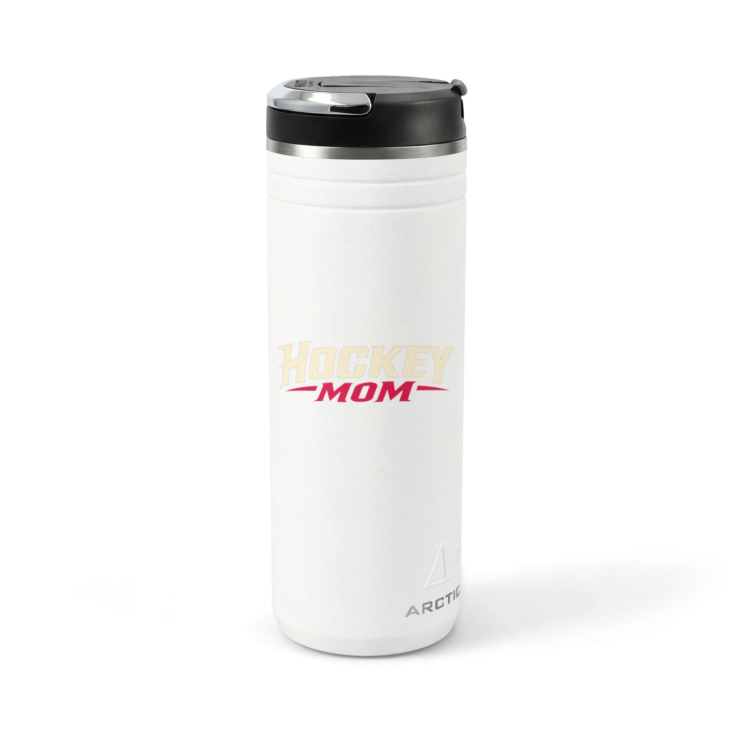 Personalized Hockey Mom 24oz Thermal Straw Tumbler — Insulated Travel Mug for Hockey Parents
