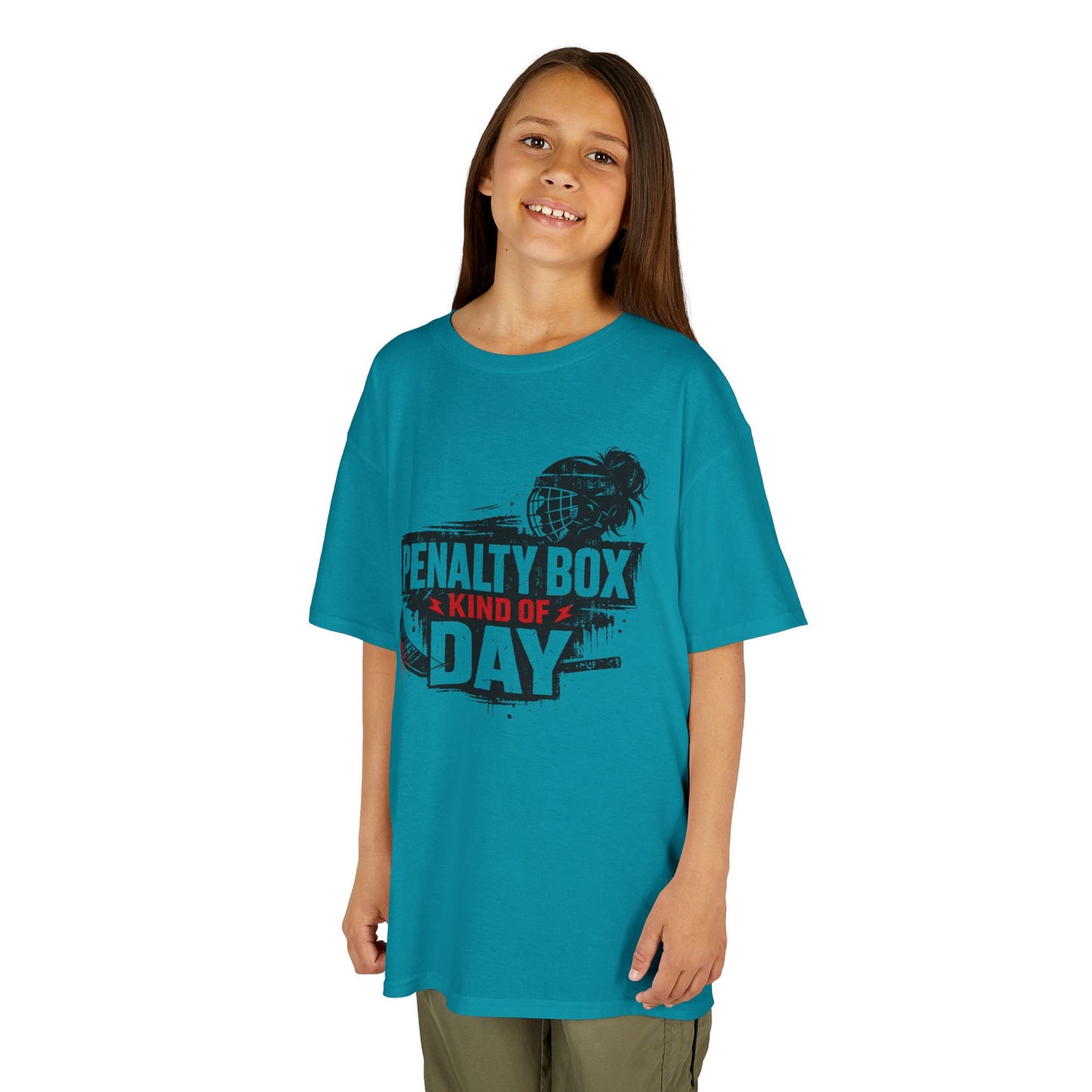 Girls Hockey T‑Shirt — "Penalty Box Kind of Day"