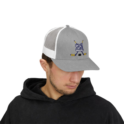#21 Hockey Trucker Hat