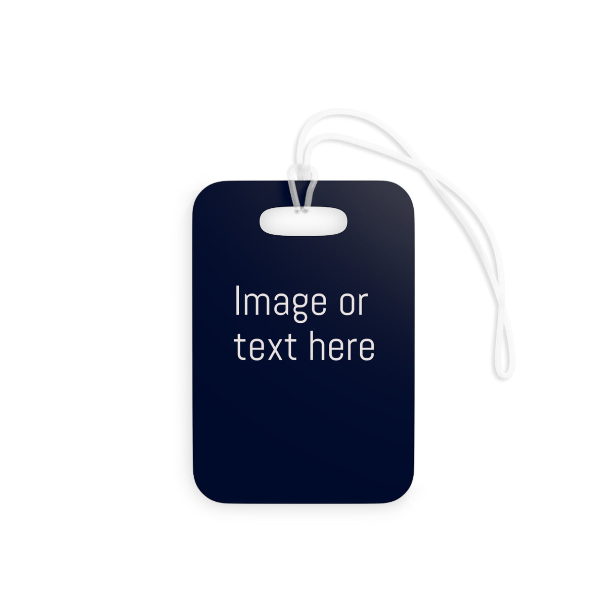 Hockey Team Photo Luggage/Bag Tag — Custom Name & Number Travel ID