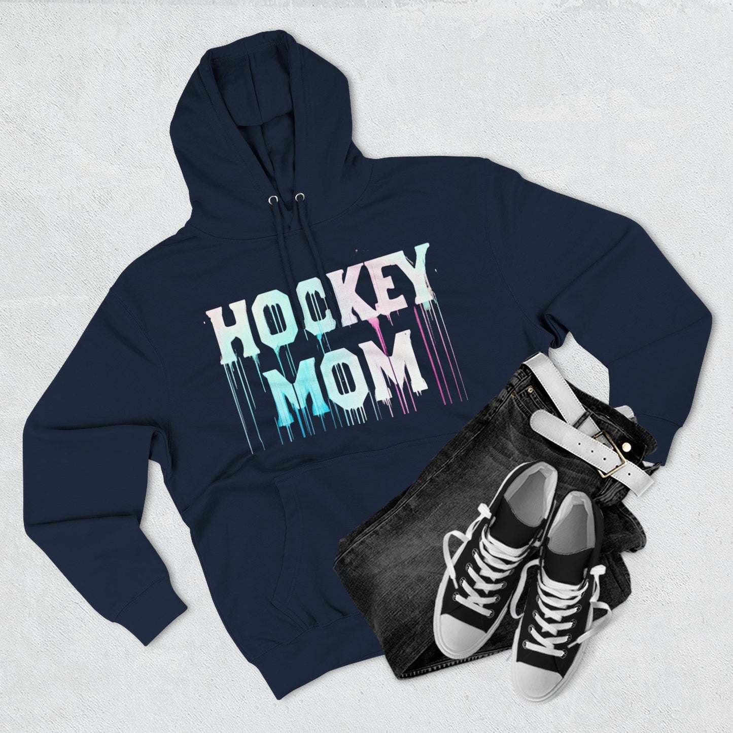 Lane Seven Hockey Mom Fleece Hoodie