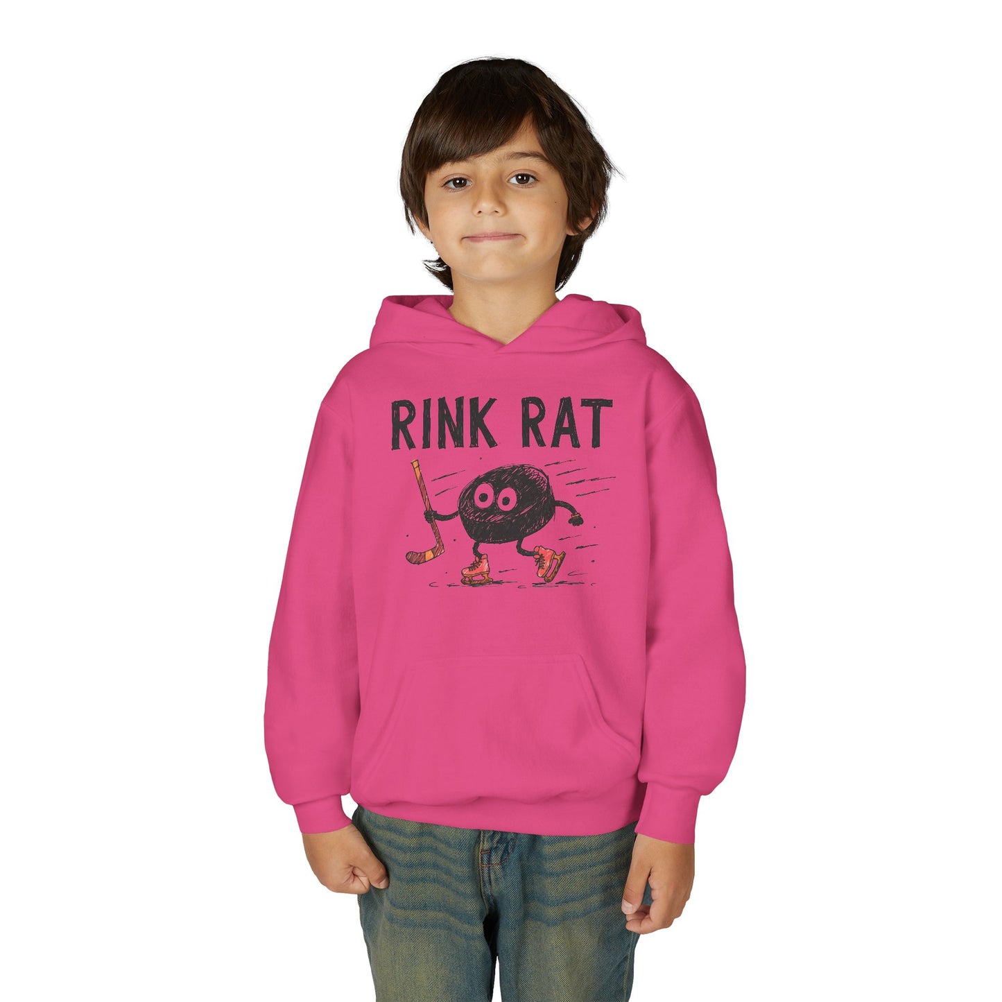 Youth Hoodie — "Rink Rat"