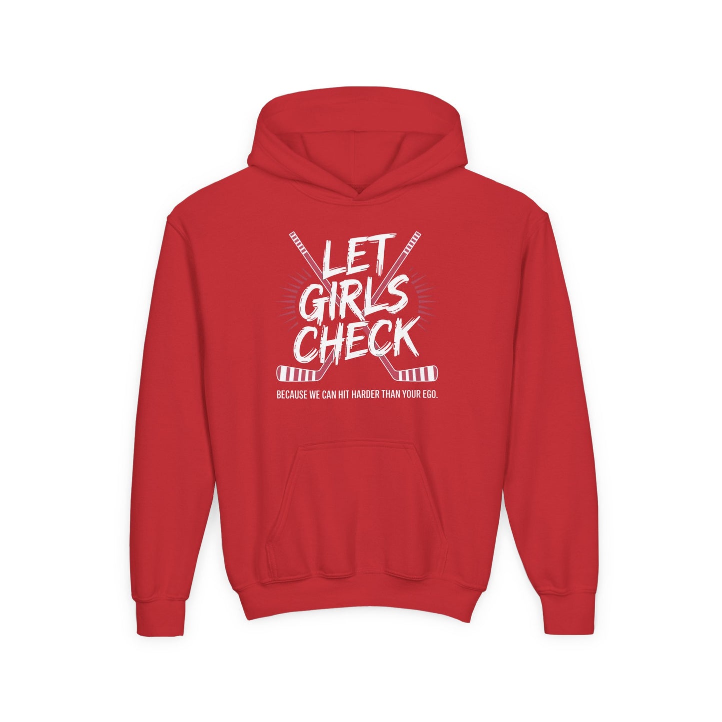 Let Girls Check Youth Hoodie