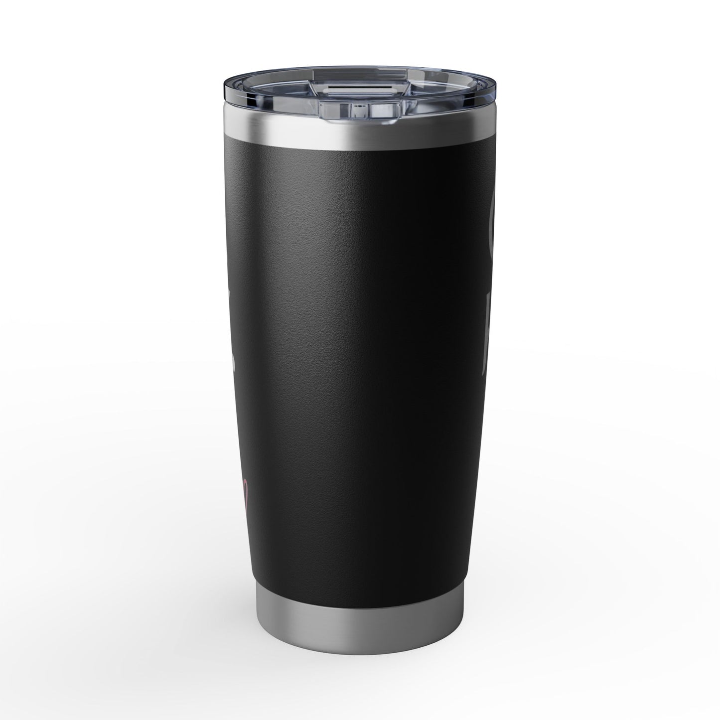 20oz Tumbler — Coffee, Pocket, Repeat Black Travel Mug