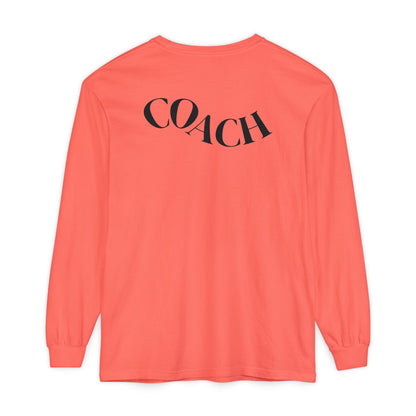 Female Hockey Coach Long Sleeve Shirt - She Calls the Shots, Sports Apparel, Gift for Athletes