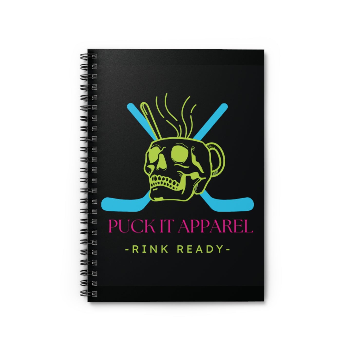 Hockey Spiral Notebook - Sassy and Savage, Ideal for Rink Lovers, Perfect Gift for Players, Coaches, Hockey Fans, and Teams