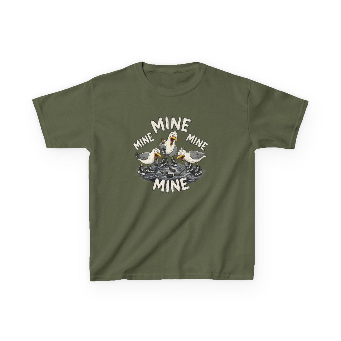 Mine Mine Mine Hockey Shirt, Funny Hockey Tee, Seagull Hockey Shirt, Hockey Gift, Hockey Shirt, Rink Life Shirt, Hockey Humor Tee