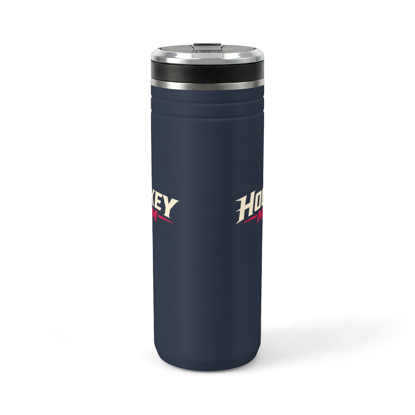 Personalized Hockey Mom 24oz Thermal Straw Tumbler — Insulated Travel Mug for Hockey Parents