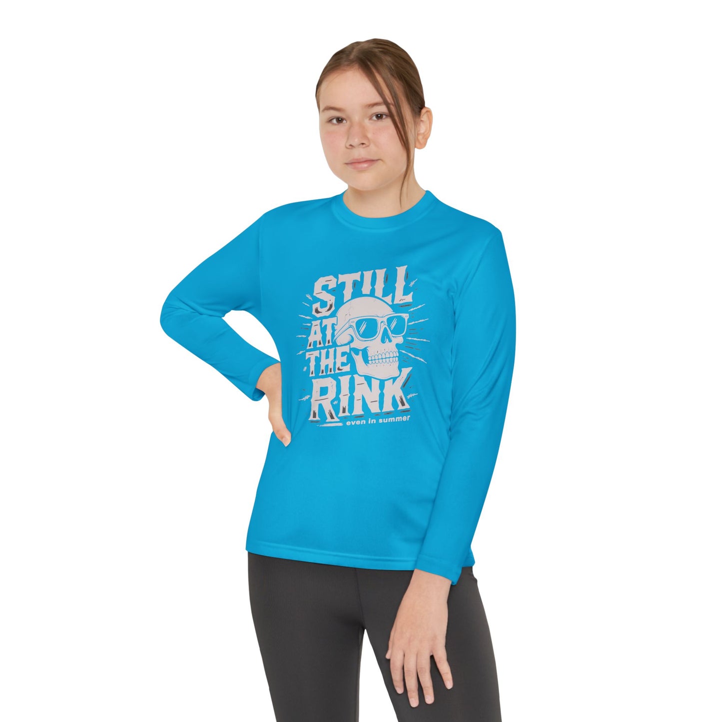 Youth Long Sleeve Tee — "Still At The Rink"