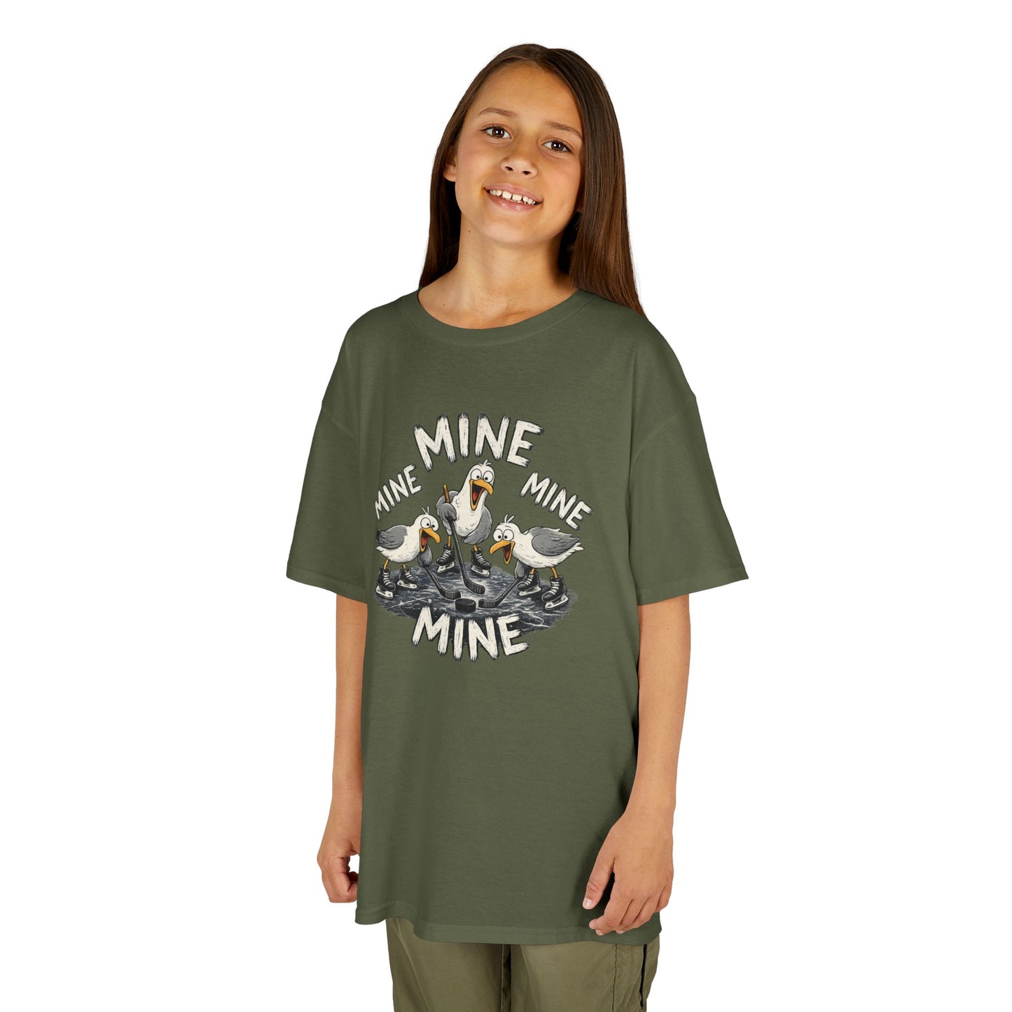 Mine Mine Mine Hockey Shirt, Funny Hockey Tee, Seagull Hockey Shirt, Hockey Gift, Hockey Shirt, Rink Life Shirt, Hockey Humor Tee