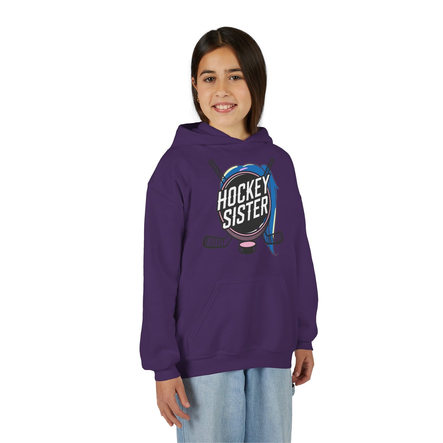Hockey Sister Youth Hoodie