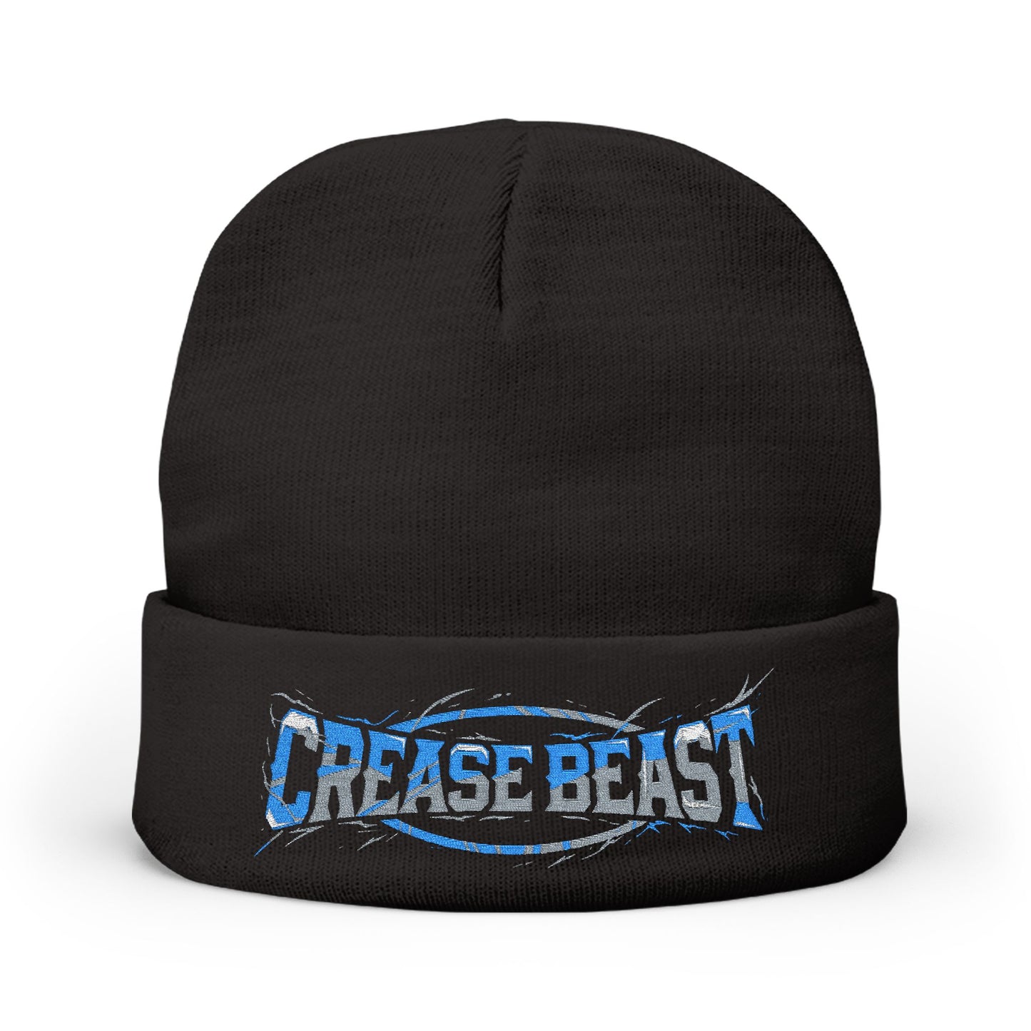 Crease Beast Embroidered Knit Beanie