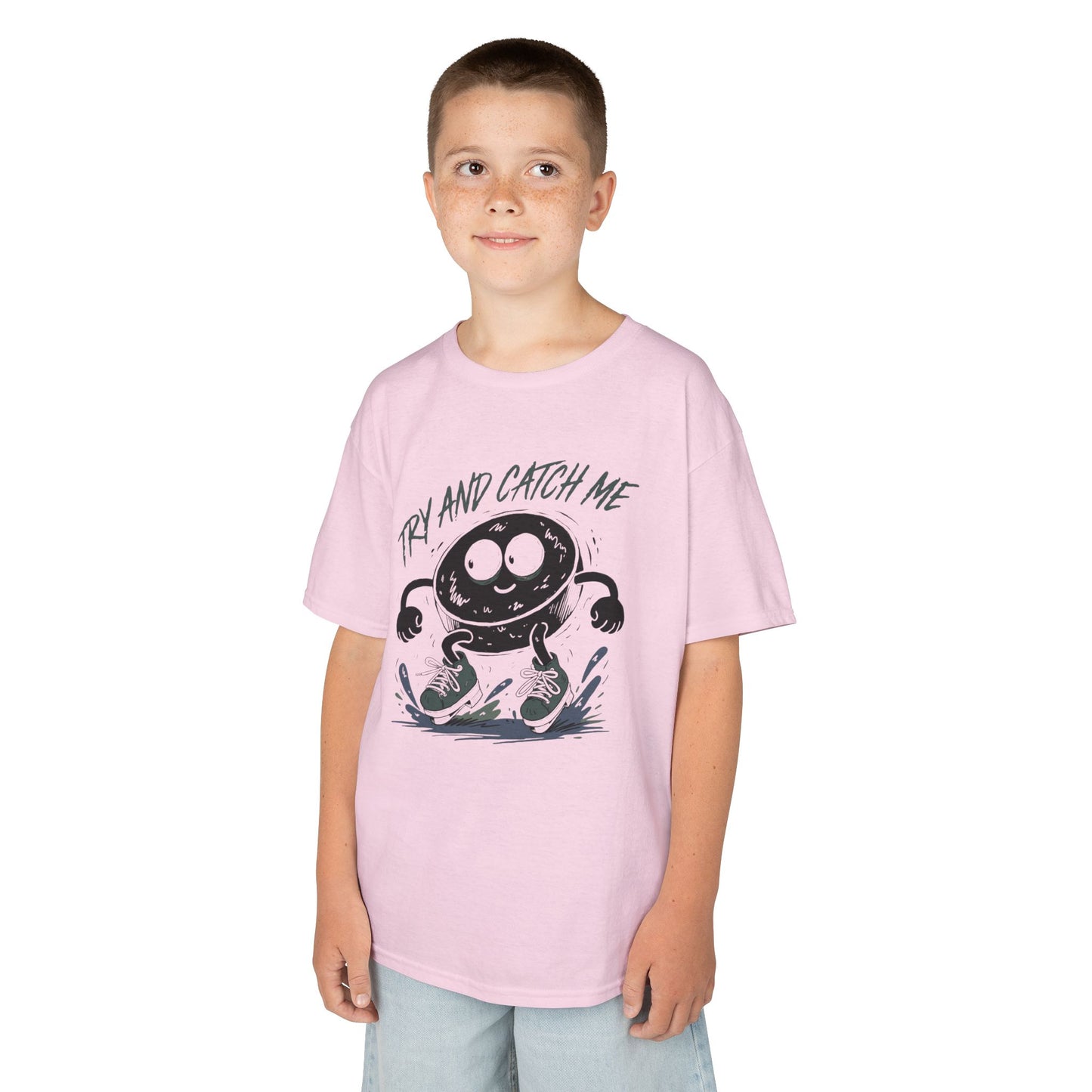 Kids T‑Shirt — 'Try and Catch Me'