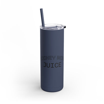 Hockey Themed Skinny Tumbler, Personalized Travel Mug, Sports Team Gift, Hockey Fan Merchandise, Unique Cup for Players
