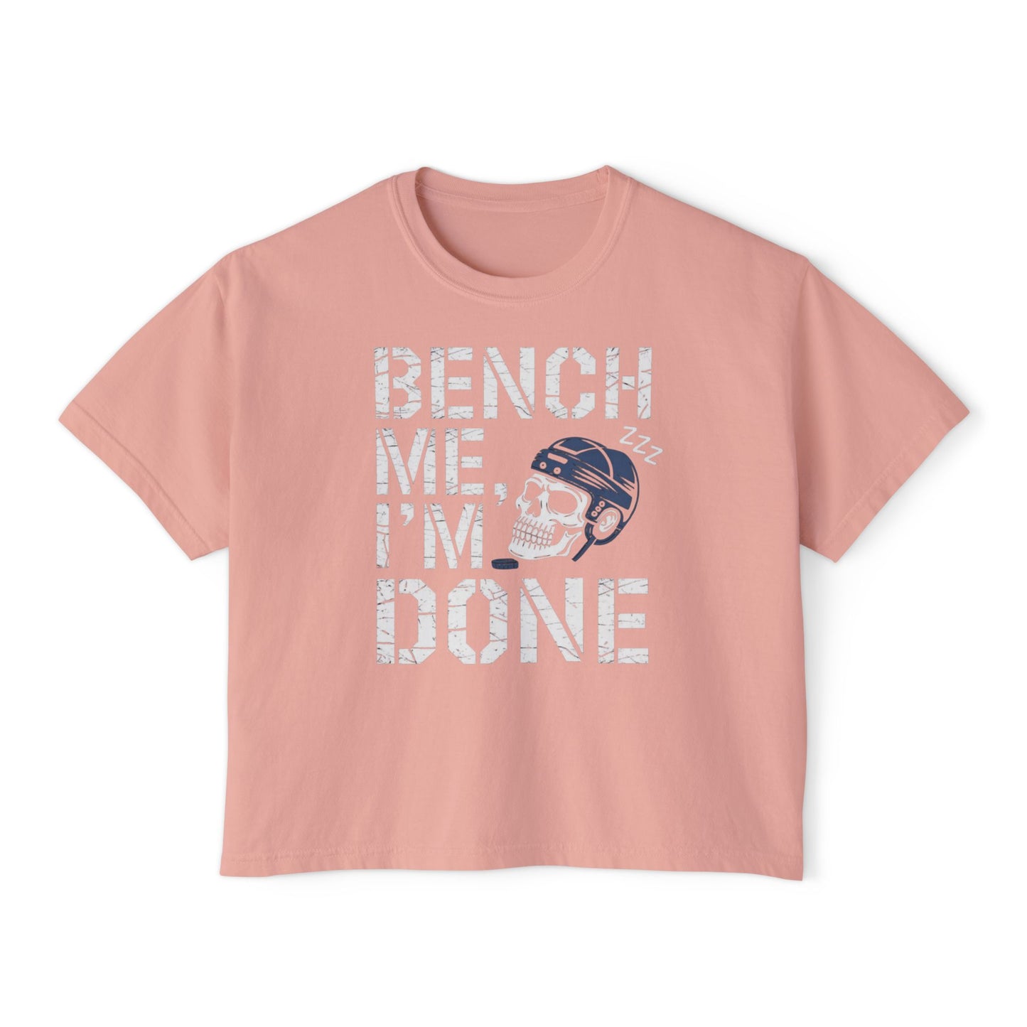 Bench Me I'm Done Hockey Women's Boxy Tee