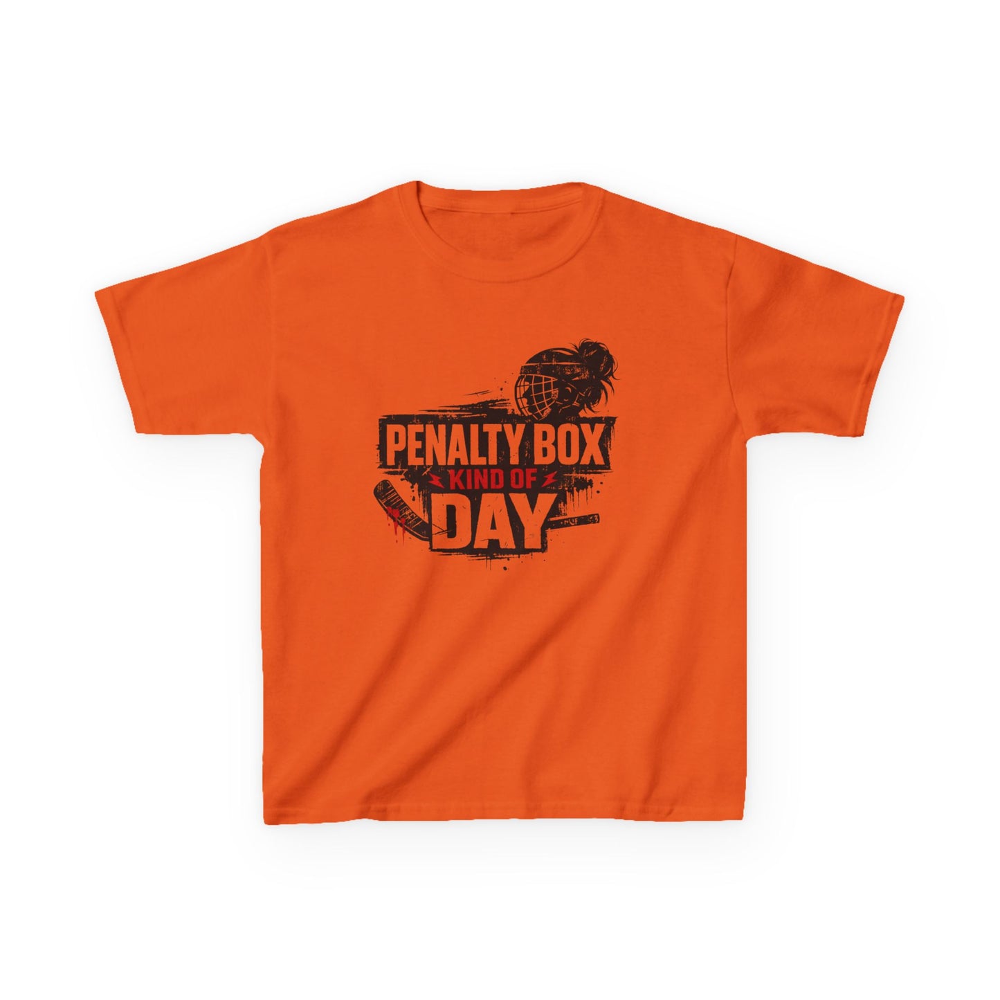Girls Hockey T‑Shirt — "Penalty Box Kind of Day"