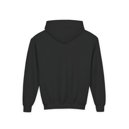 Tiny but Feral Youth Tiny Face Hoodie by Gildan