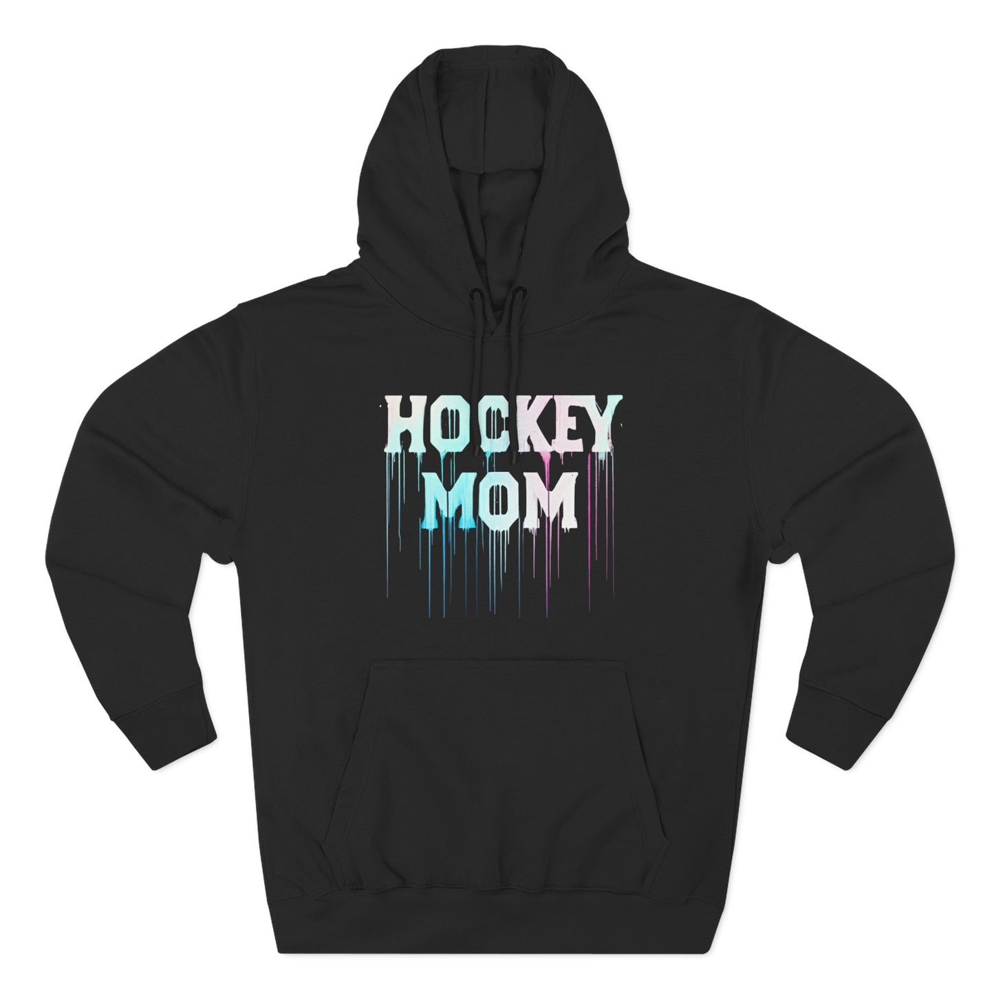 Lane Seven Hockey Mom Fleece Hoodie, Cozy Sweatshirt for Hockey Moms, Gift for Sports Enthusiasts, Winter Apparel, Perfect for Game Days
