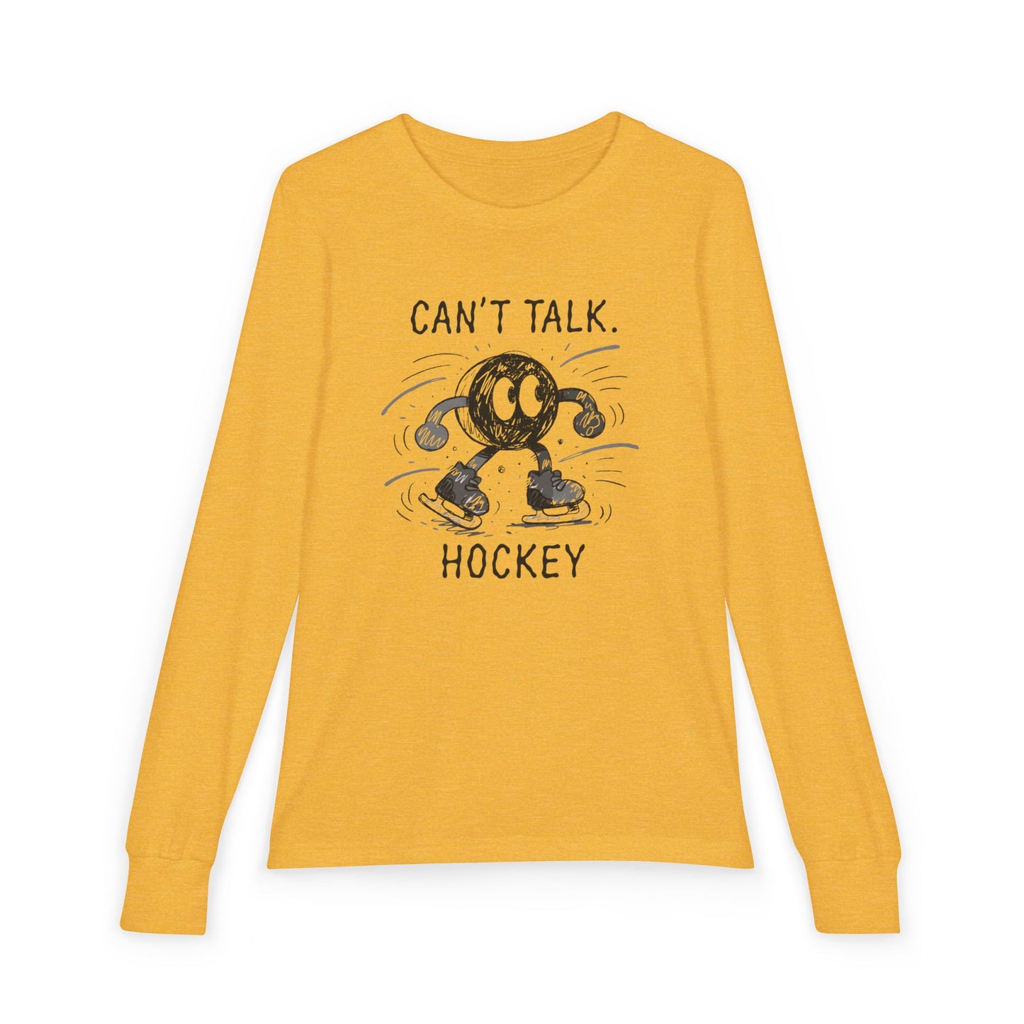 Youth Hockey Long Sleeve Tee – "Can't Talk Hockey"