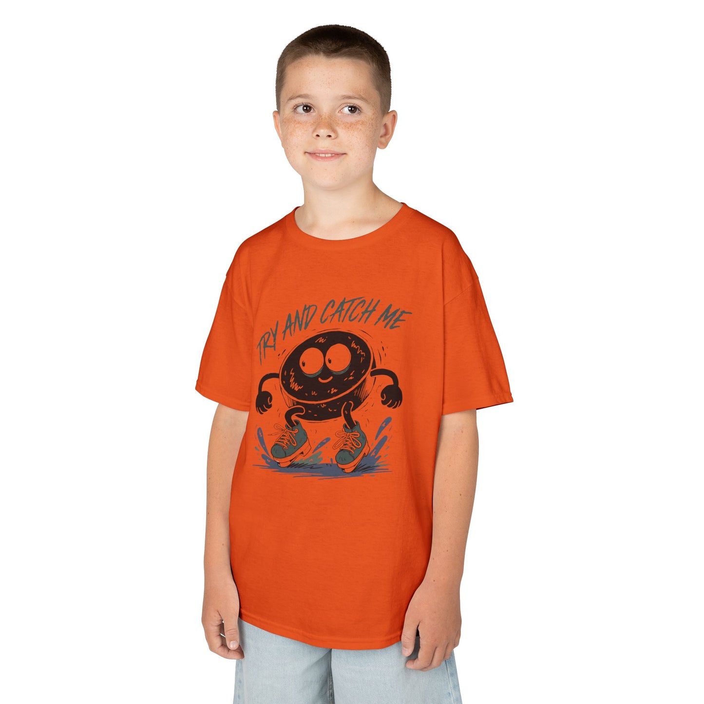 Kids T‑Shirt — 'Try and Catch Me'