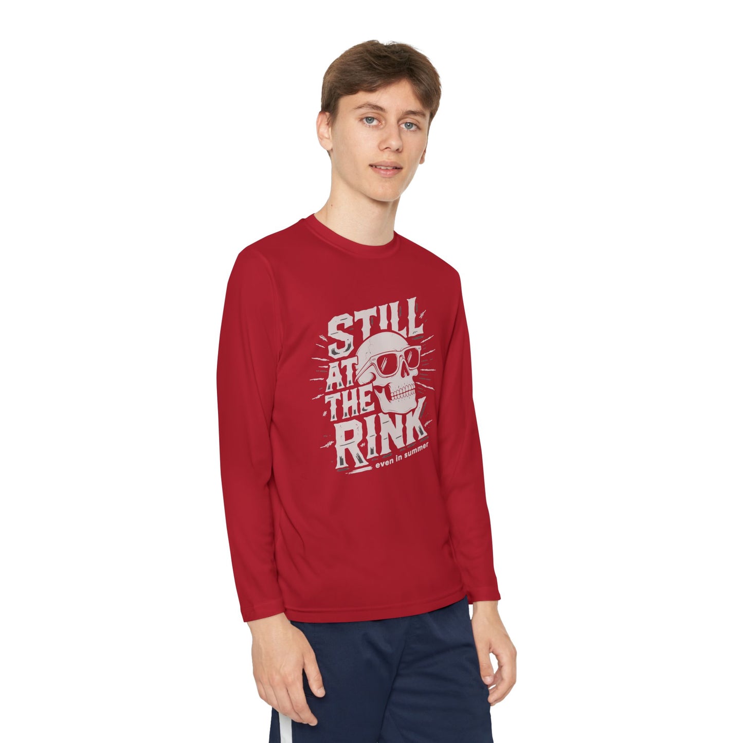Youth Long Sleeve Tee — "Still At The Rink"