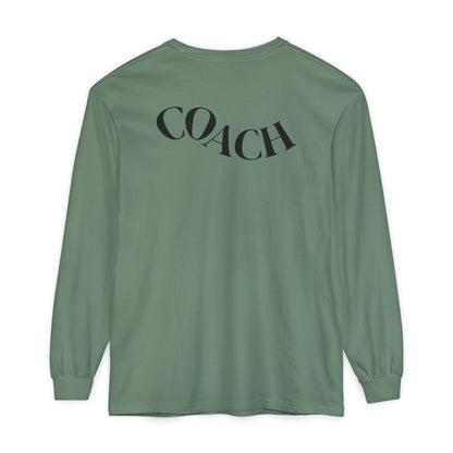 Female Hockey Coach Long Sleeve Shirt - She Calls the Shots, Sports Apparel, Gift for Athletes