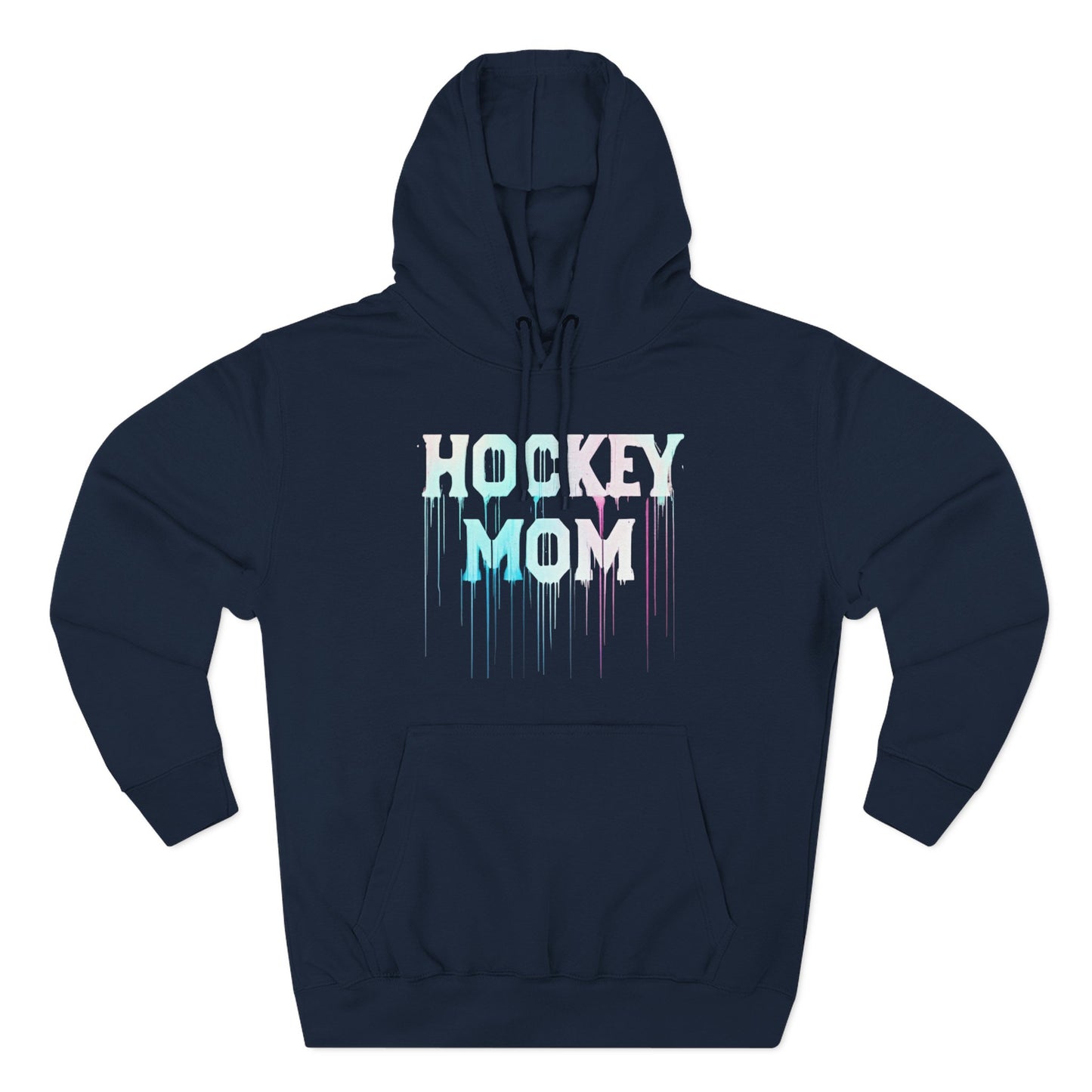 Lane Seven Hockey Mom Fleece Hoodie, Cozy Sweatshirt for Hockey Moms, Gift for Sports Enthusiasts, Winter Apparel, Perfect for Game Days