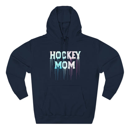 Lane Seven Hockey Mom Fleece Hoodie, Cozy Sweatshirt for Hockey Moms, Gift for Sports Enthusiasts, Winter Apparel, Perfect for Game Days