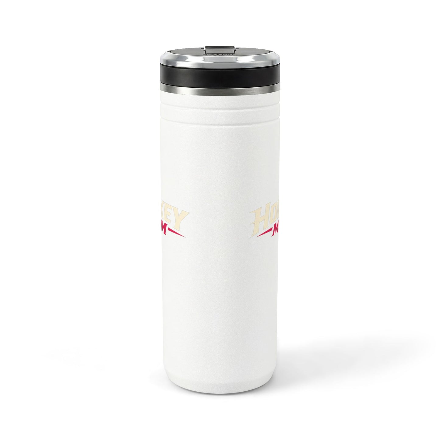 Personalized Hockey Mom 24oz Thermal Straw Tumbler — Insulated Travel Mug for Hockey Parents