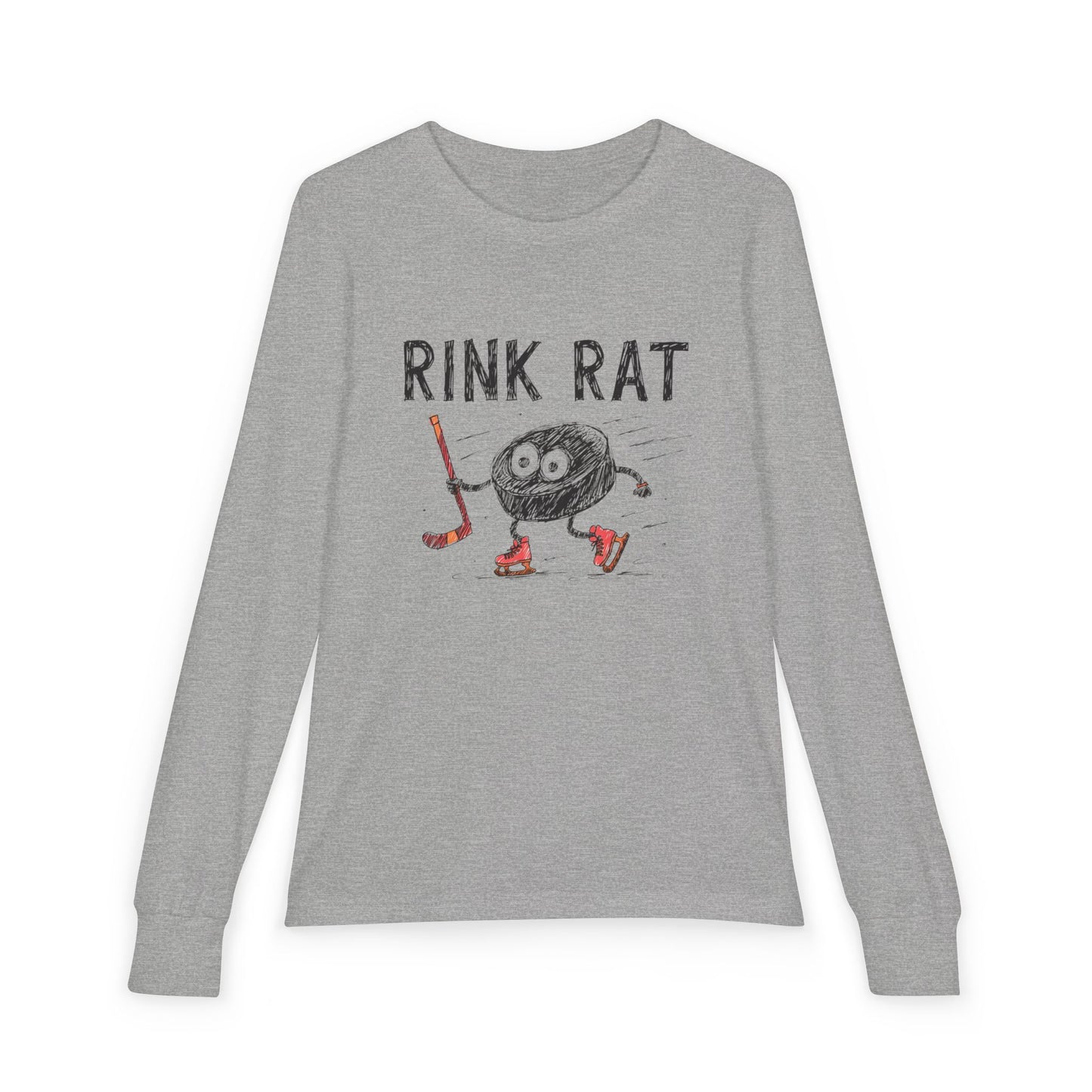 Youth Hockey Long Sleeve Tee - "Rink Rat"