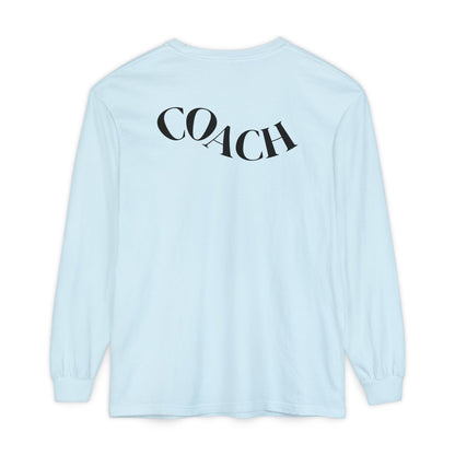Female Hockey Coach Long Sleeve Shirt - She Calls the Shots, Sports Apparel, Gift for Athletes
