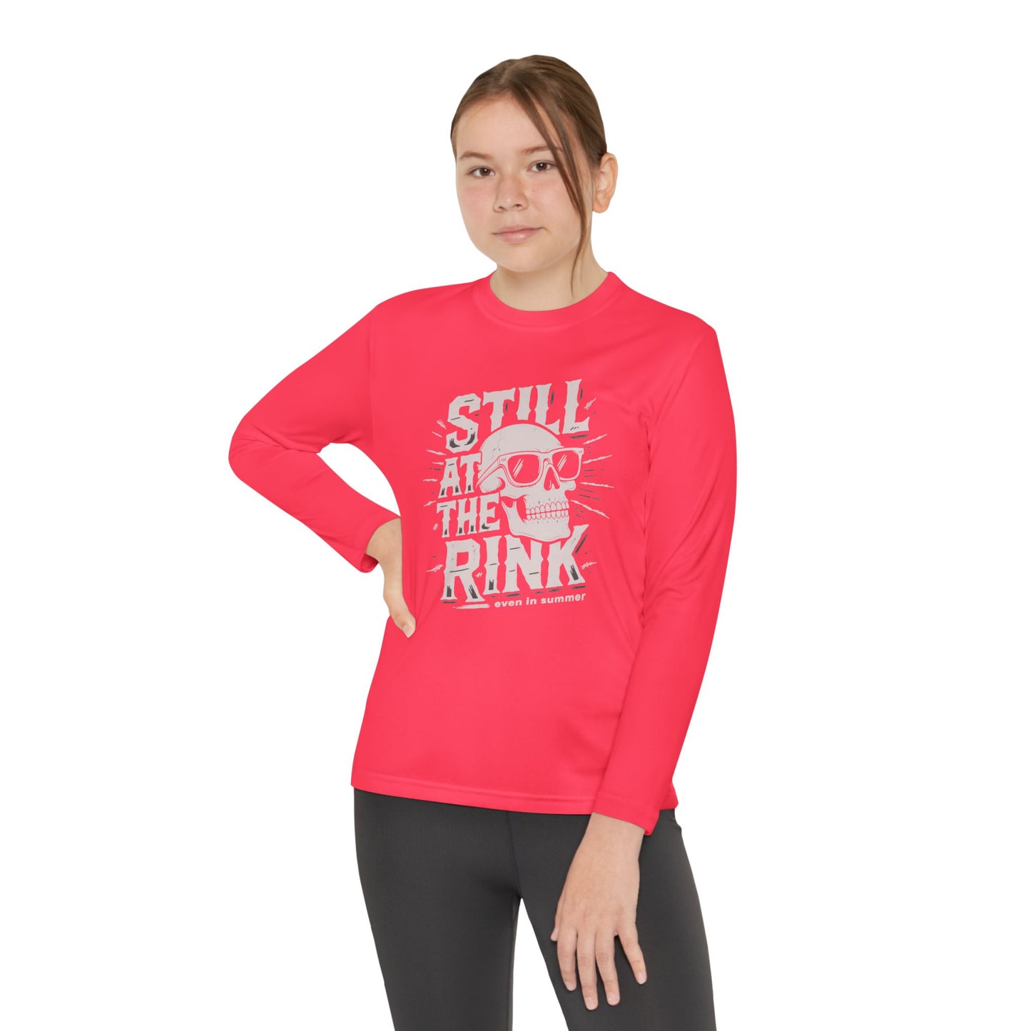 Youth Long Sleeve Tee — "Still At The Rink"