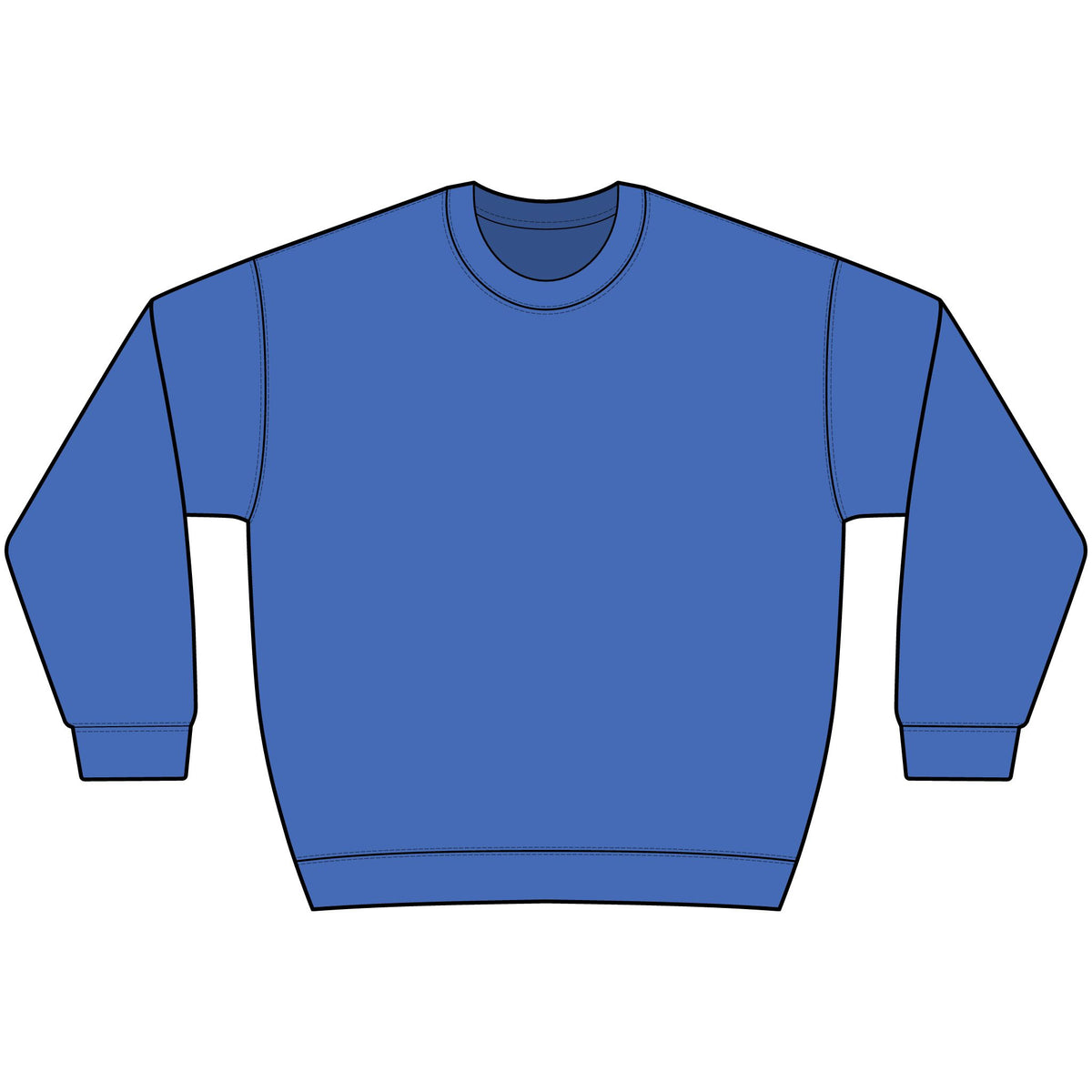 Predators Crewneck Sweatshirt — Bold Blue Sports Logo Pullover