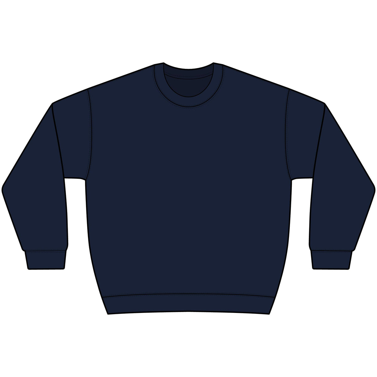 Predators Crewneck Sweatshirt — Bold Blue Sports Logo Pullover