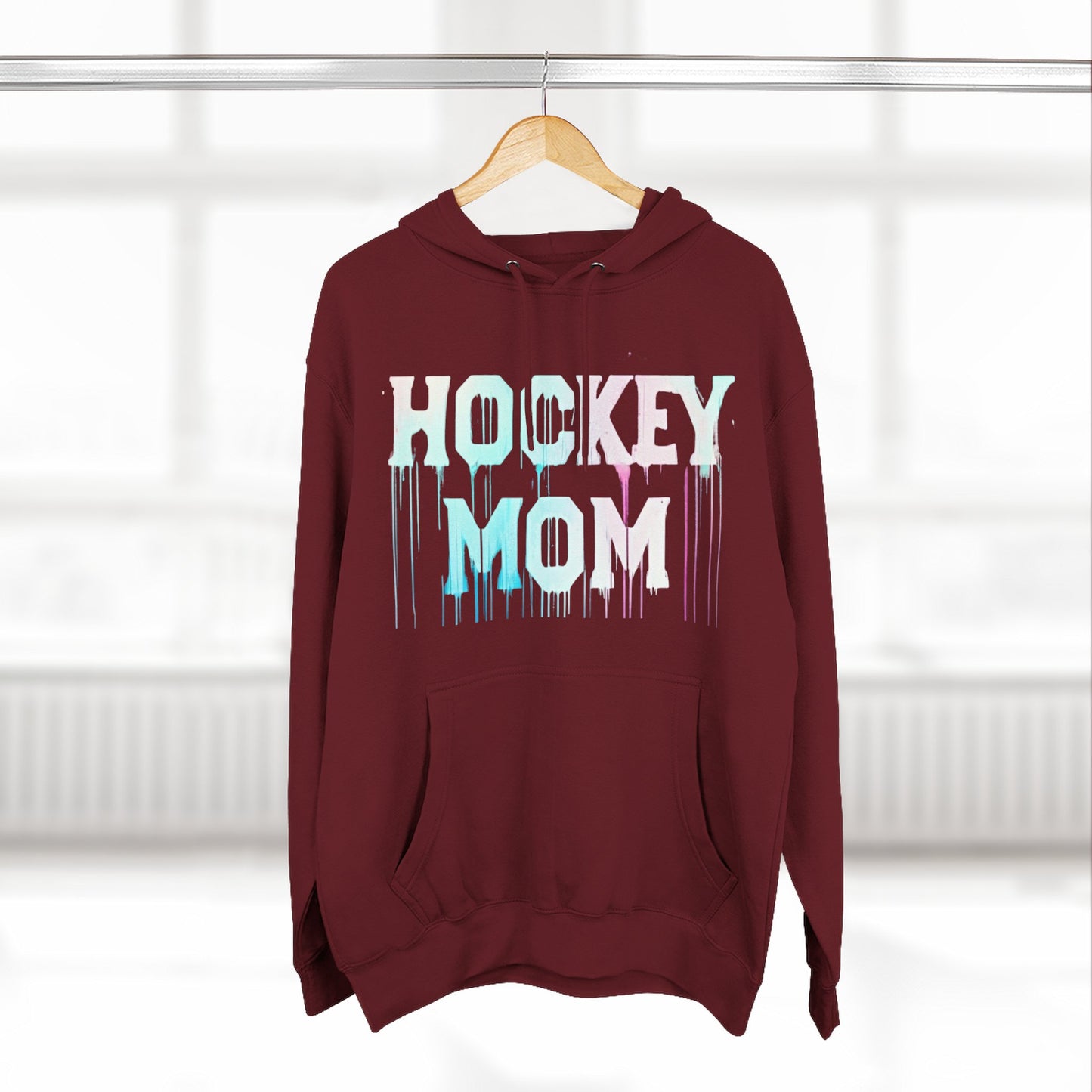 Lane Seven Hockey Mom Fleece Hoodie