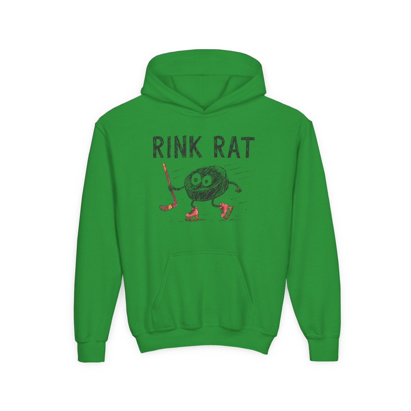 Youth Hoodie — "Rink Rat"